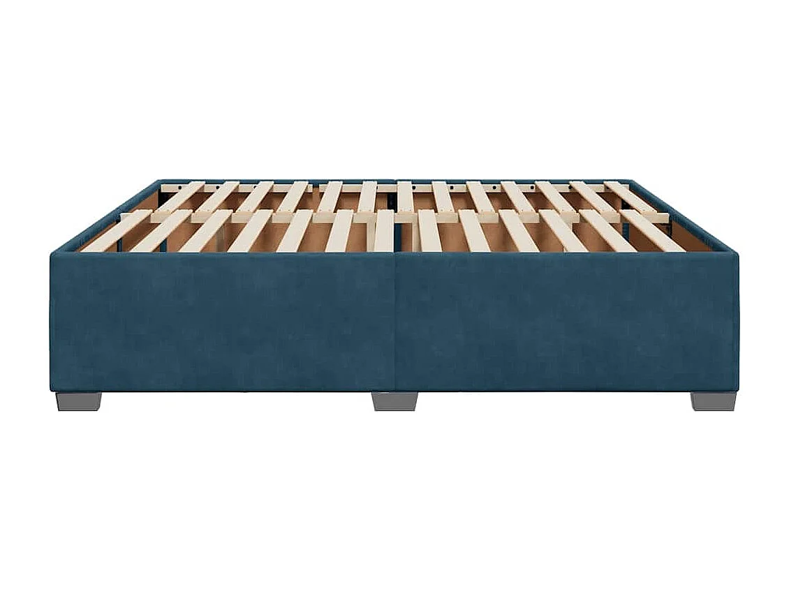 Giroletto Blu 180x200 cm in Velluto