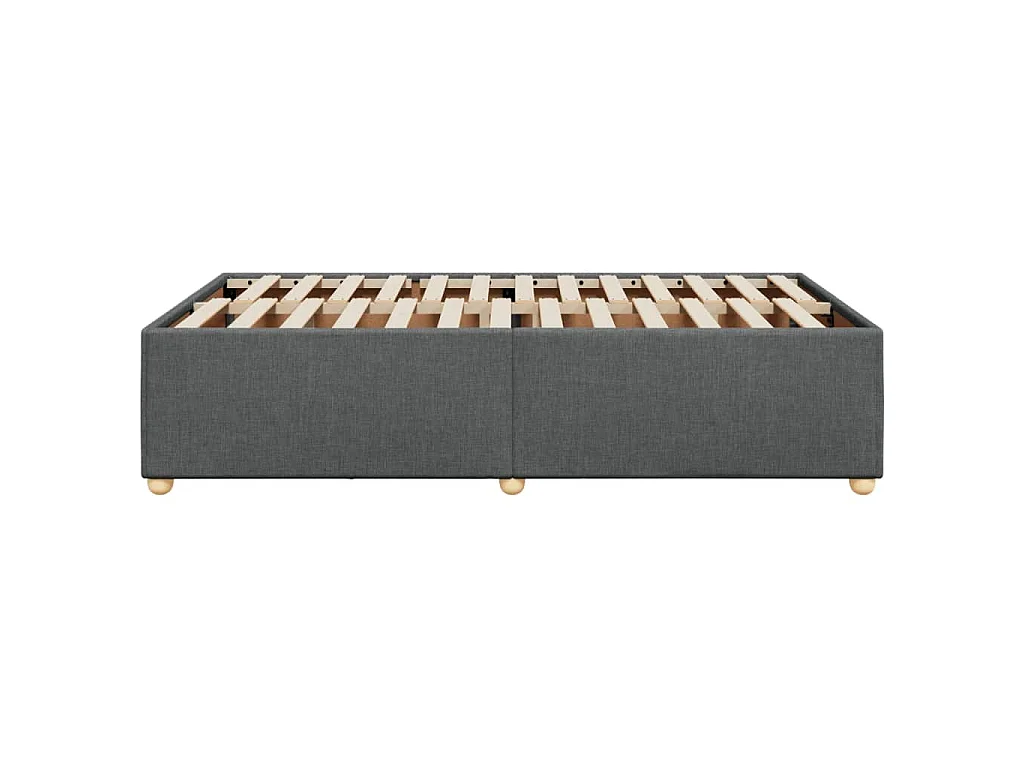 Bedframe zonder matras 120x190 cm stof donkergrijs