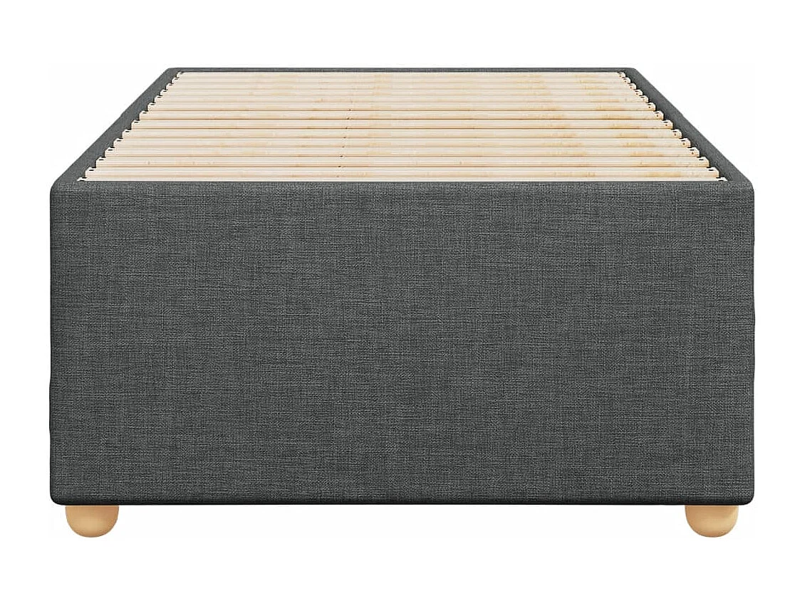 Bedframe zonder matras 90x190 cm stof donkergrijs