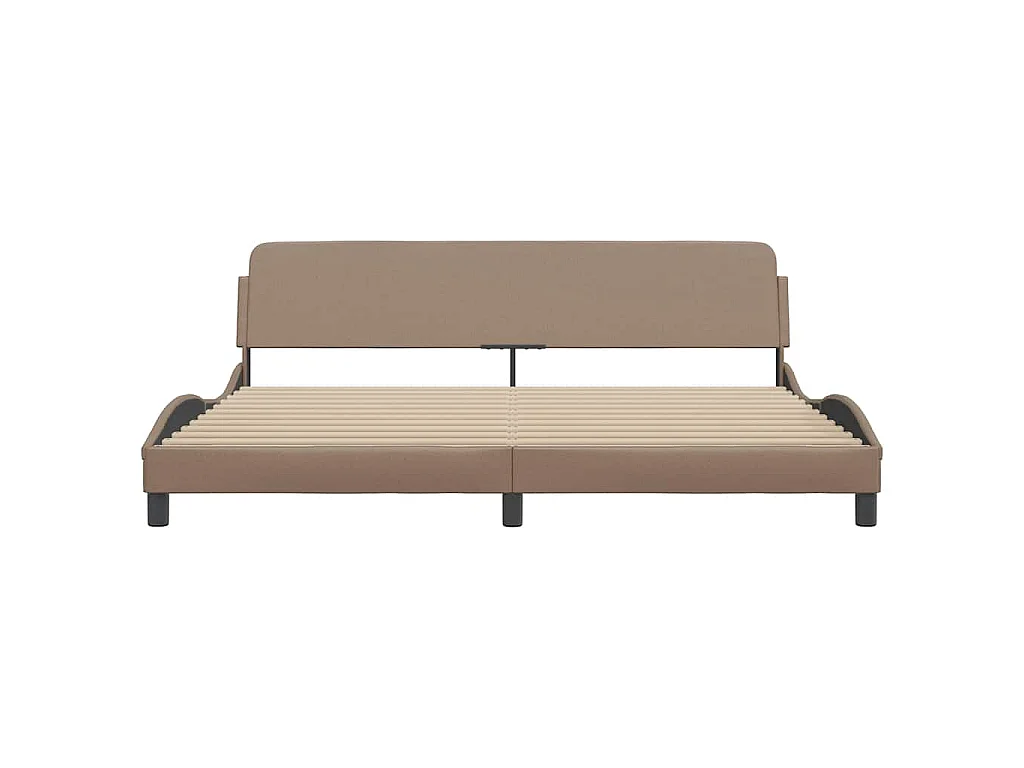 Cadre de lit Dover cappuccino 200x200 cm similicuir
