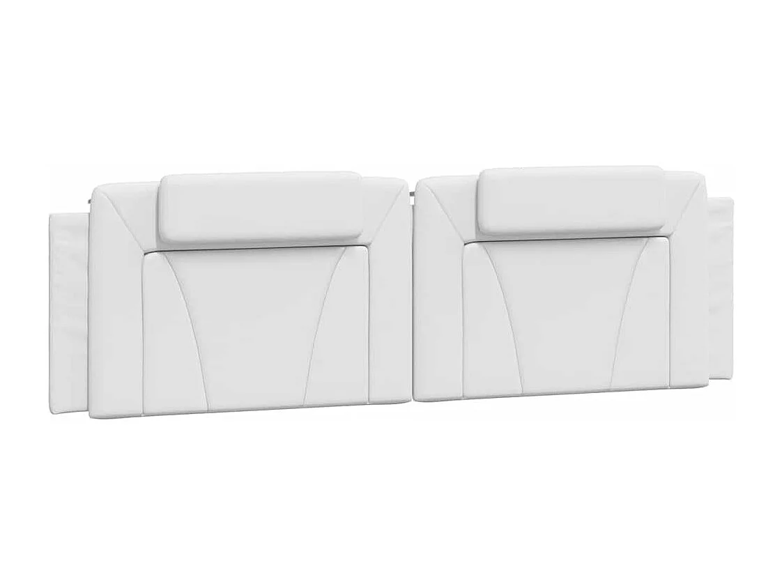 Bedframe "Viana" zonder matras kunstleer wit 180x200 cm