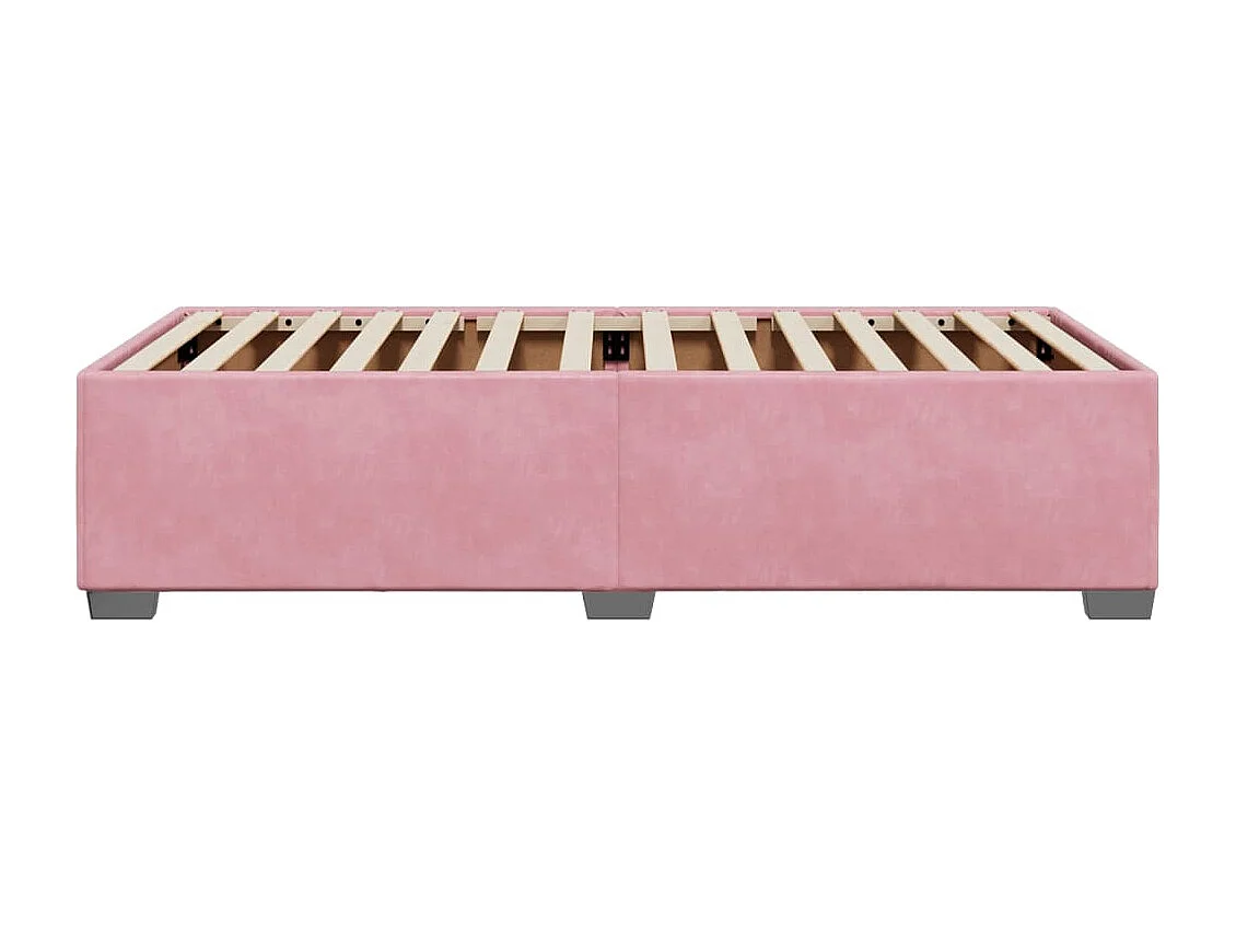 Bettgestell Rosa 80x200 cm Samt