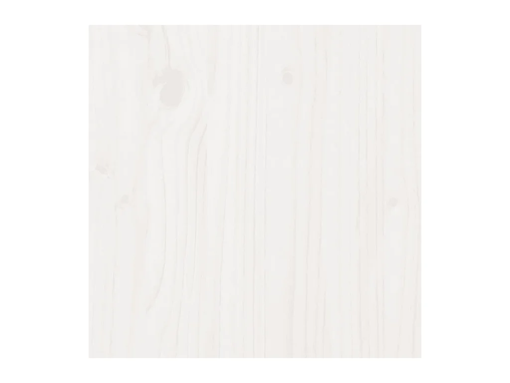 Bedframe zonder matras massief grenenhout wit 150x200 cm