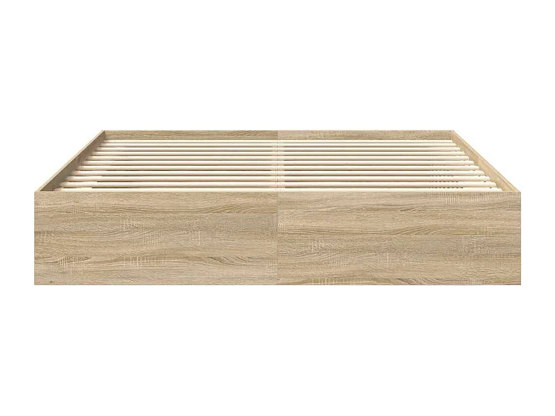 Estructura de cama roble Sonoma 180x200 cm