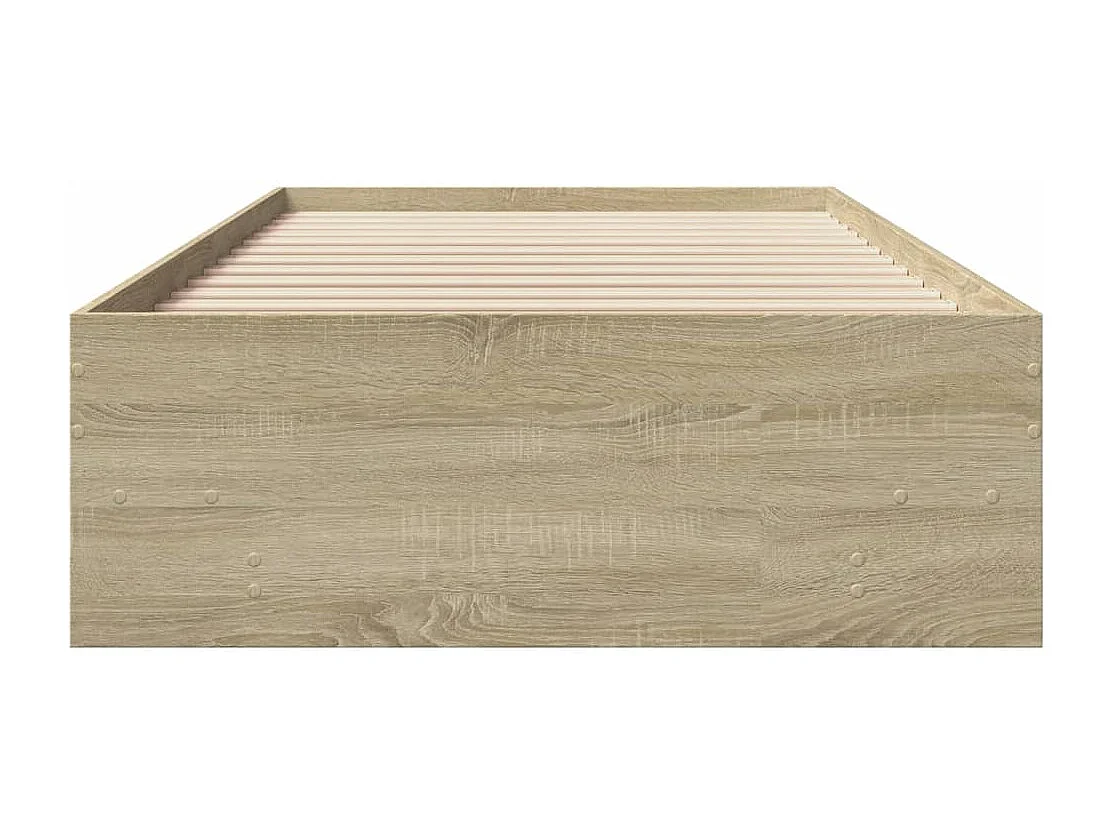 Estrutura cama s/ colchão derivados de madeira carvalho sonoma