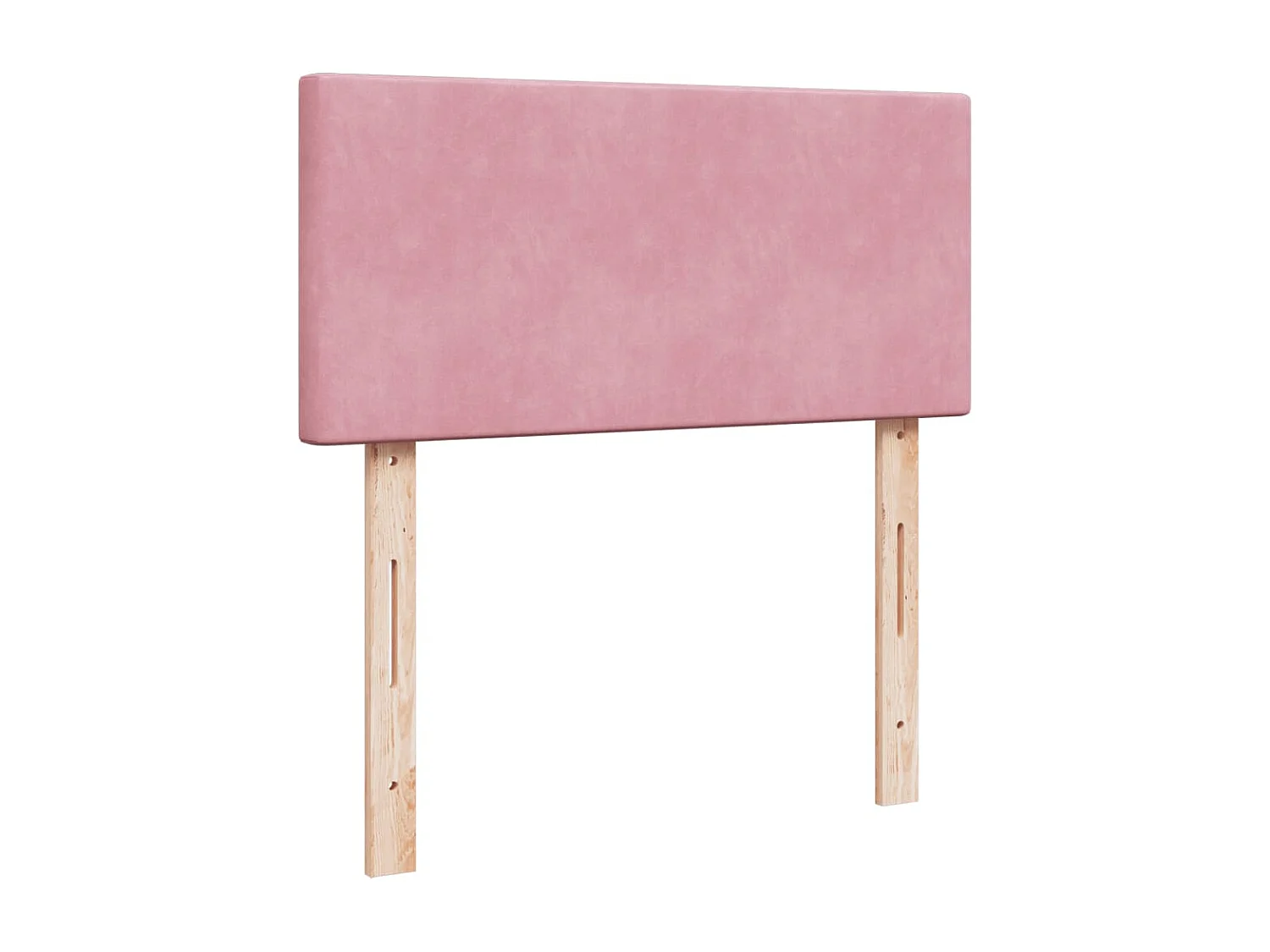 Boxspring met matras fluweel roze 100x200 cm