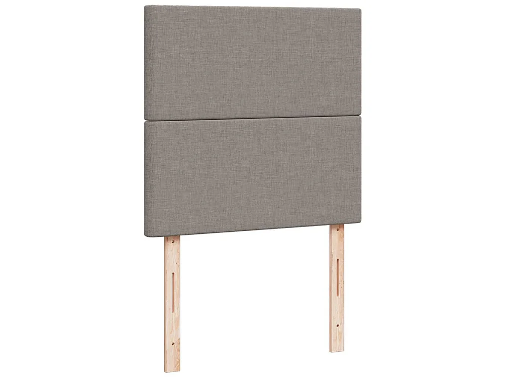Giroletto a Molle con Materasso Tortora 90x190 cm in Tessuto