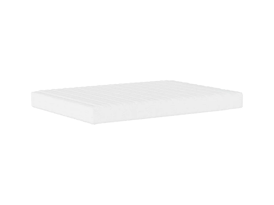 Letto con Materasso Blu 140x190 cm in Tessuto