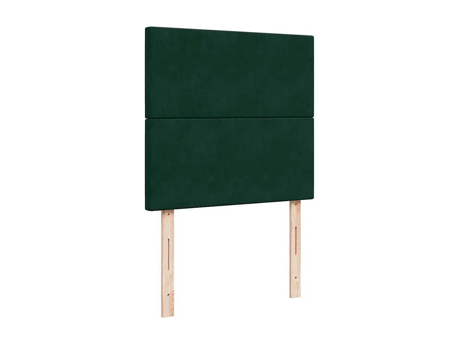 Sommier à lattes de lit et matelas Vert foncé 80x200 cm Velours