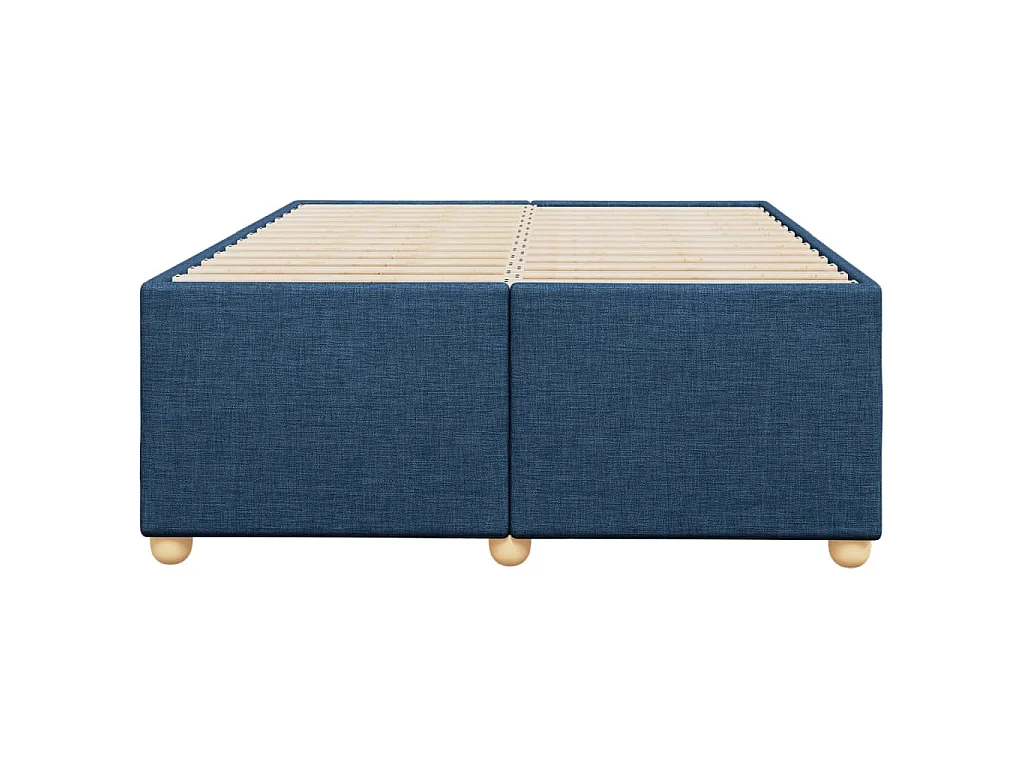 Bedframe zonder matras 120x200 cm stof blauw