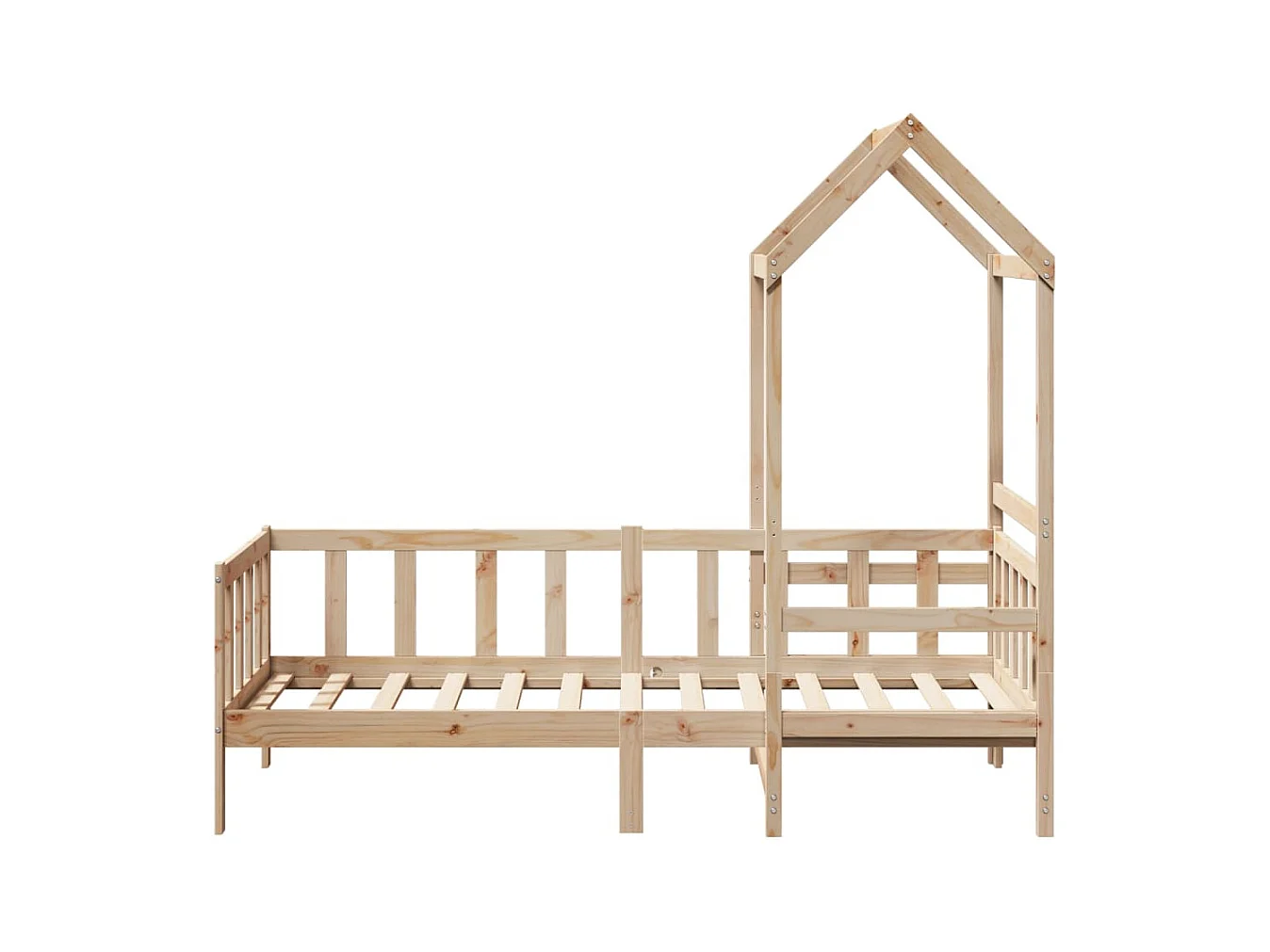Slaapbank met huisje 90x200 cm massief grenenhout