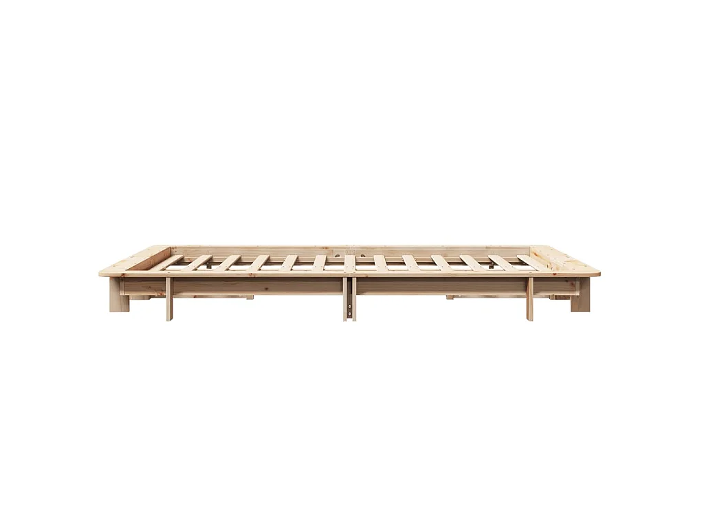 Bedframe zonder matras massief grenenhout 120x200 cm
