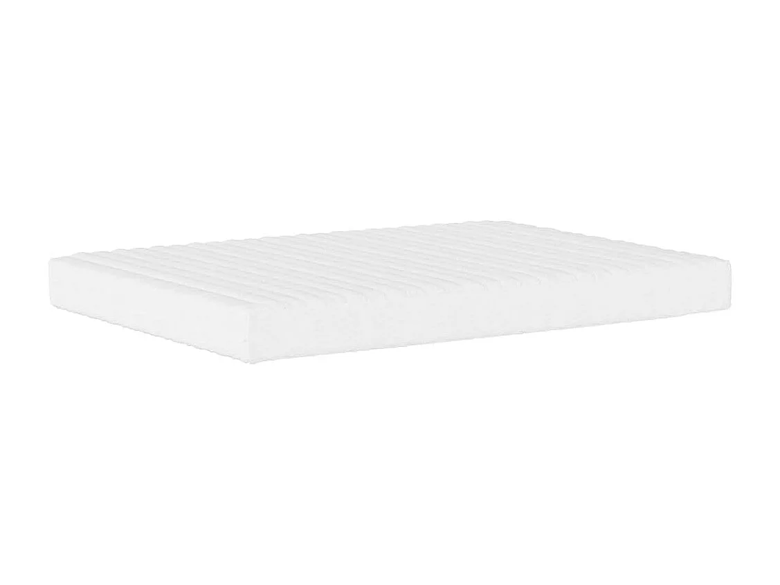 Bed "Viana" met matras kunstleer grijs 140x190 cm