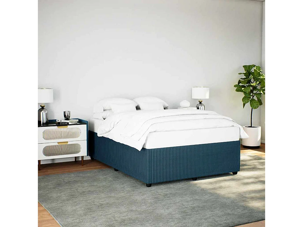 Giroletto Blu 140x200 cm in Velluto