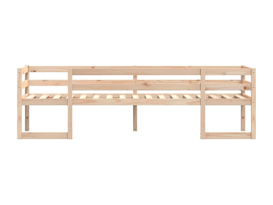 Cadre de lit pour enfants sans matelas 75x190 cm pin massif