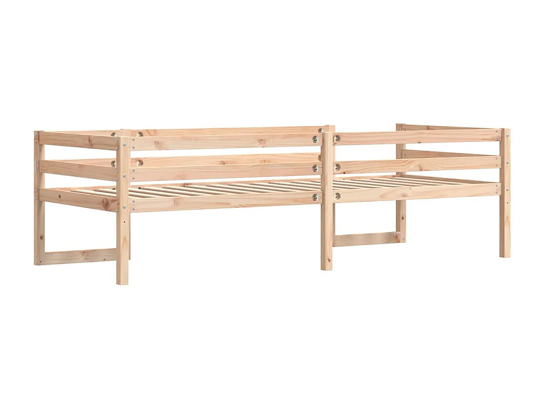 Cadre de lit pour enfants sans matelas 75x190 cm pin massif