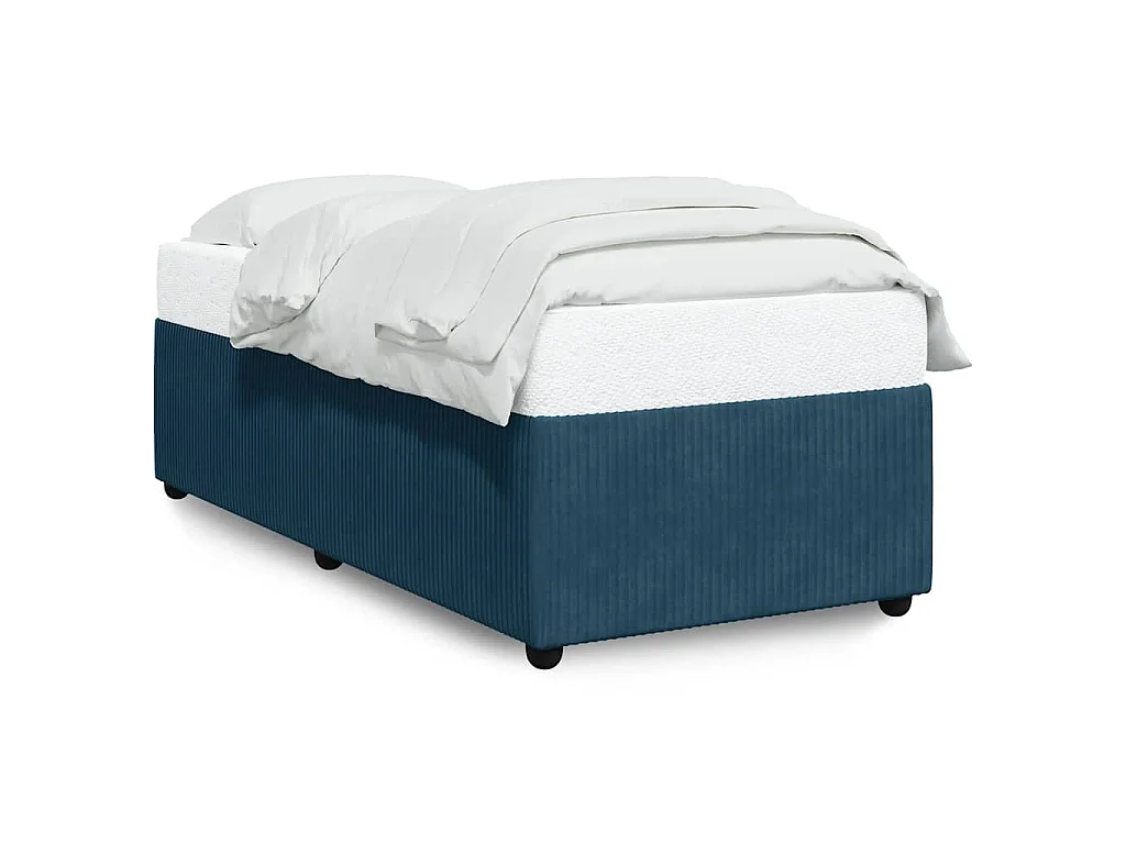 Bettgestell Blau 90x190 cm Samt