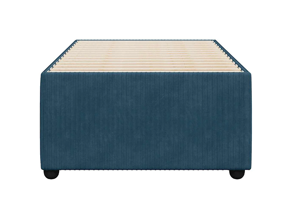 Bettgestell Blau 90x190 cm Samt