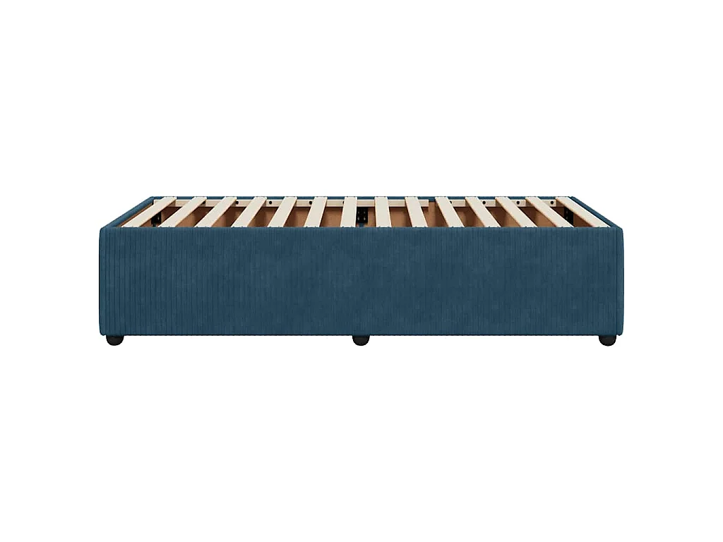Bettgestell Blau 90x190 cm Samt