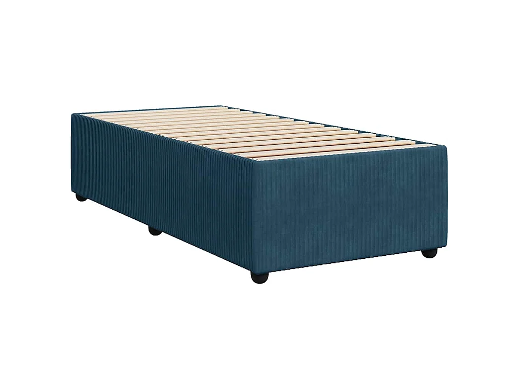 Bettgestell Blau 90x190 cm Samt