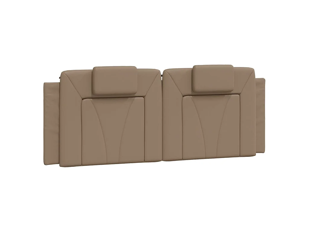 Lit Viana avec matelas cappuccino 120x200 cm similicuir