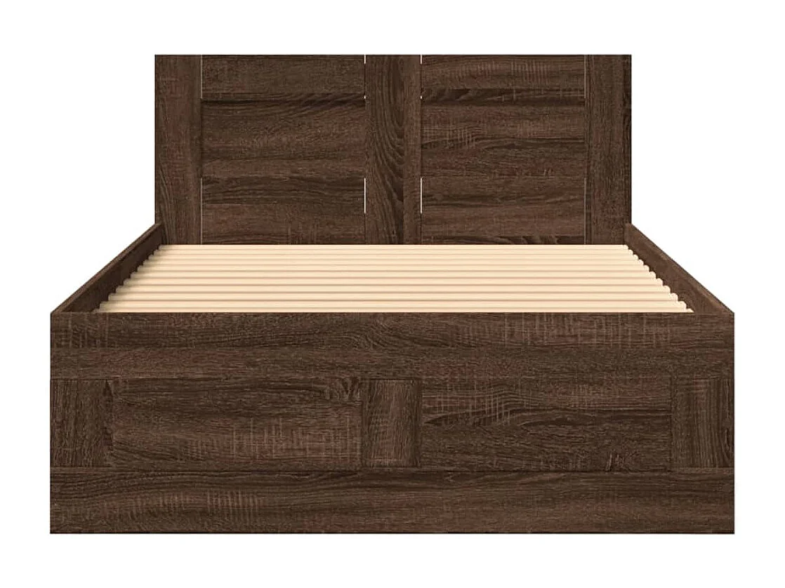 Giroletto Testiera Rovere Marrone 75x190 cm Legno Multistrato