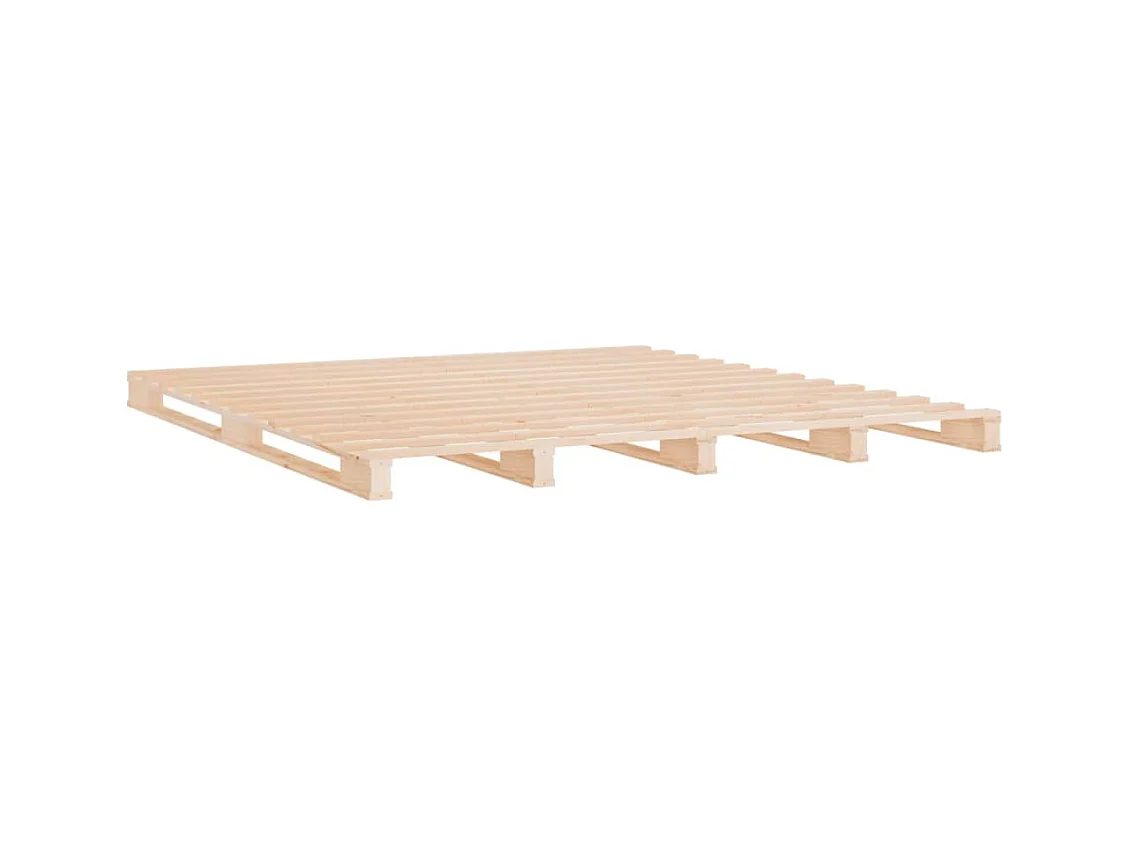 Bedframe zonder matras massief grenenhout 180x200 cm