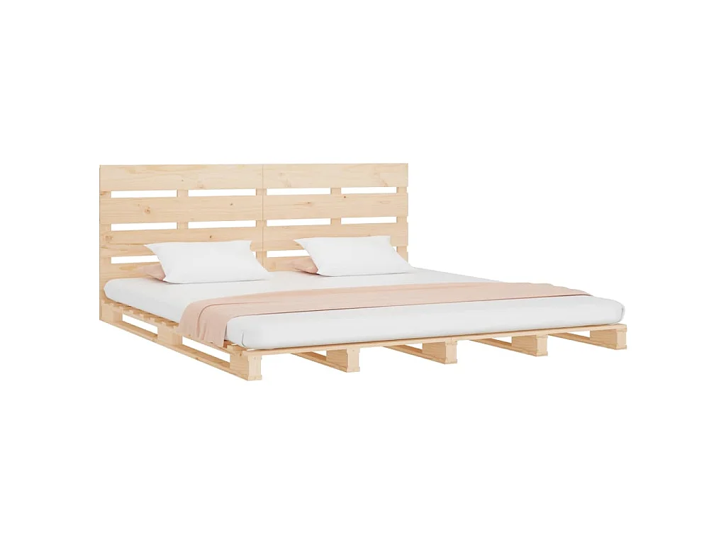 Giroletto senza Materasso 180x200 cm in Legno Massello di Pino