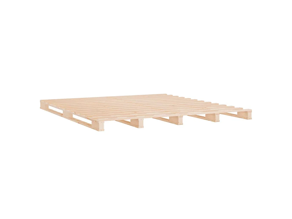 Giroletto senza Materasso 180x200 cm in Legno Massello di Pino