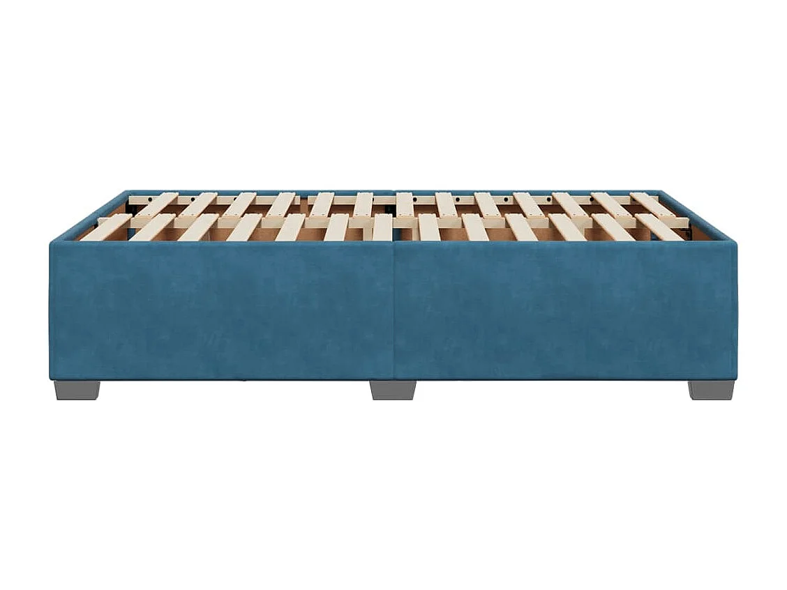 Bedframe fluweel blauw 120x190 cm