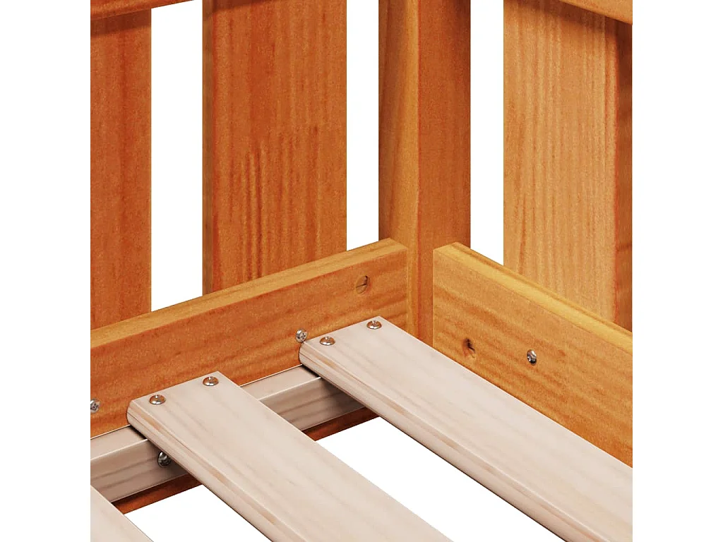 Cadre de lit d'enfants forme de maison sans matelas 90x190 cm