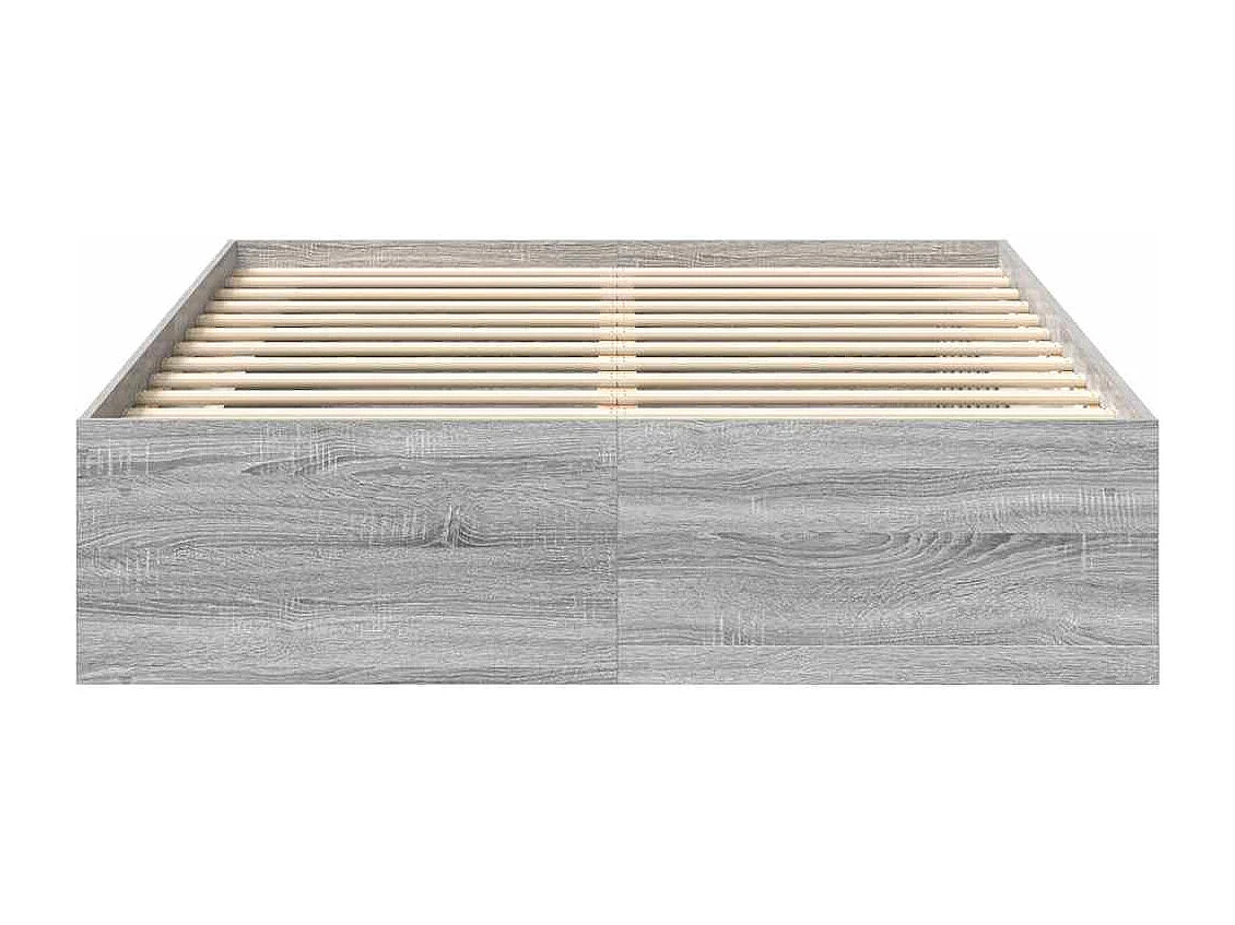Bedframe grijs sonoma eikenkleurig 140x200 cm