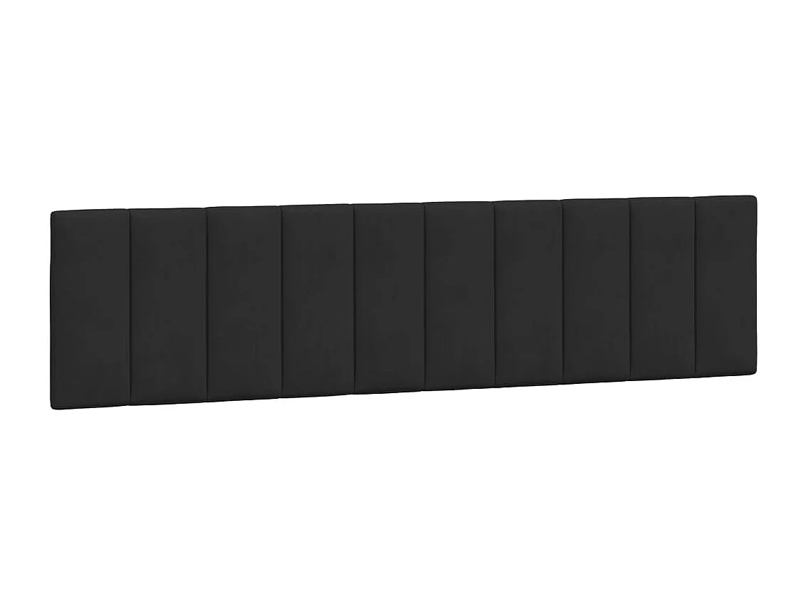 Cama con colchón Hanko terciopelo negro 200x200 cm