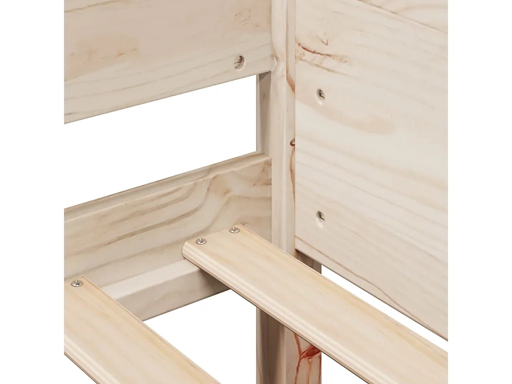 Bedframe zonder matras massief grenenhout 80x200 cm