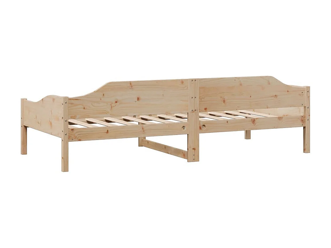 Bedframe zonder matras massief grenenhout 80x200 cm