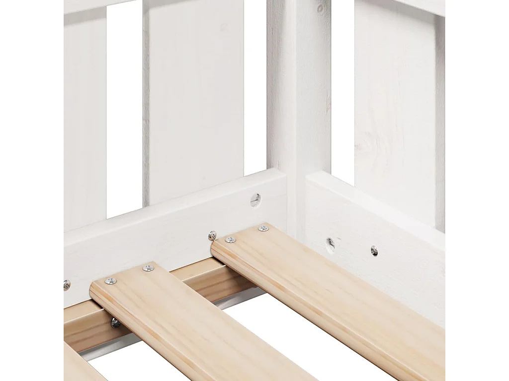 Cadre de lit d'enfants forme de maison sans matelas 90x190 cm