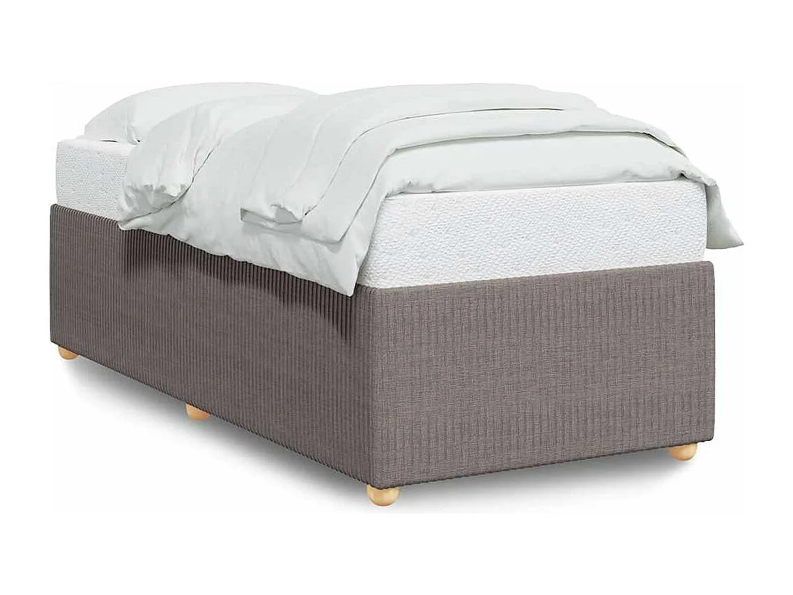 Bedframe zonder matras 90x190 cm stof taupe