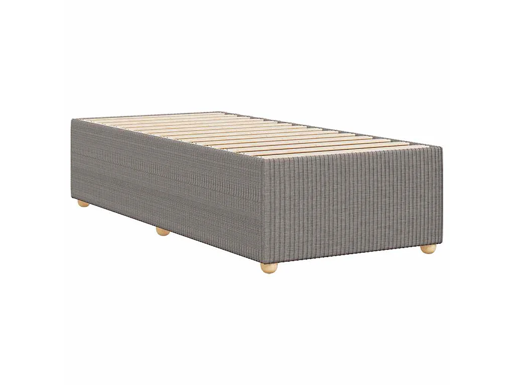 Bedframe zonder matras 90x190 cm stof taupe