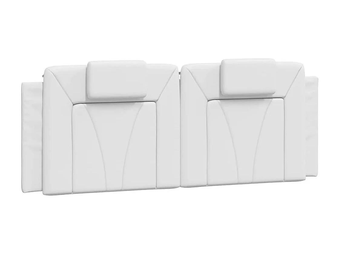 Cadre de lit Viana avec LED sans matelas blanc 140x190 cm