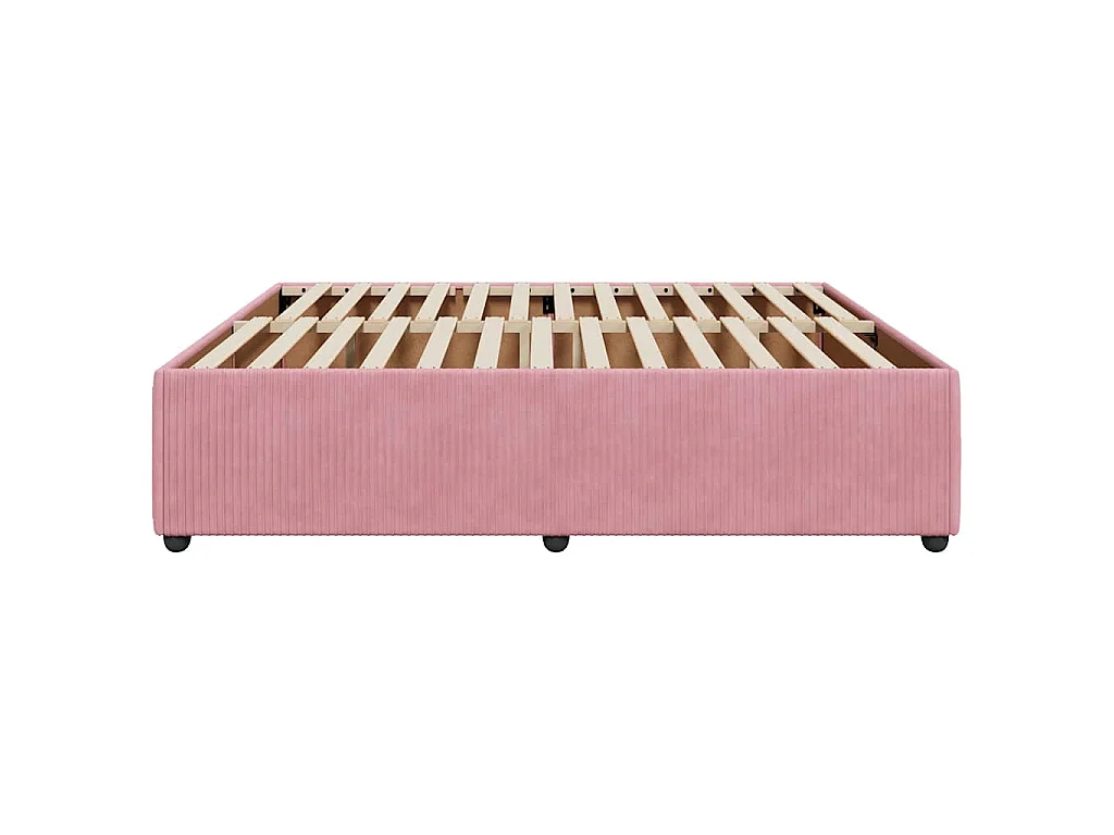 Bettgestell Rosa 180x200 cm Samt