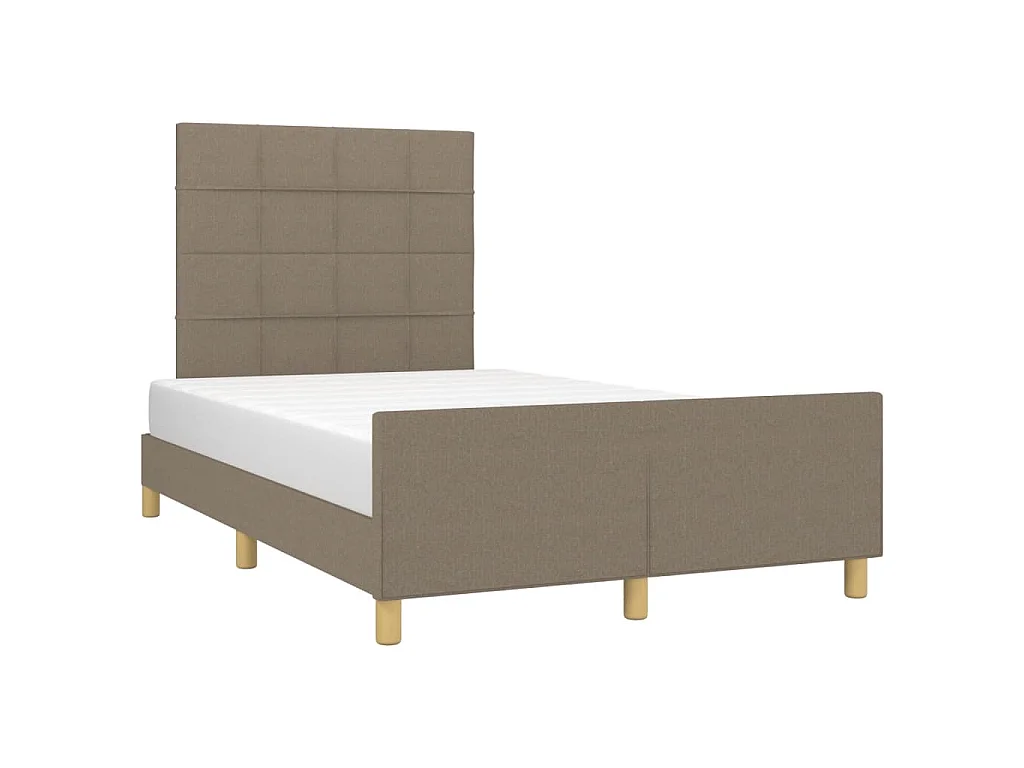 Giroletto senza Materasso Tortora 120x190 cm Tessuto