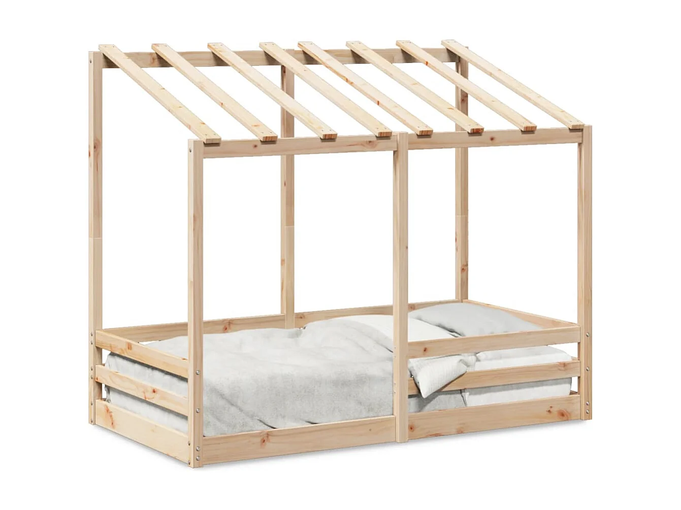 Lit pour enfants sans matelas 70x140 cm bois de pin massif