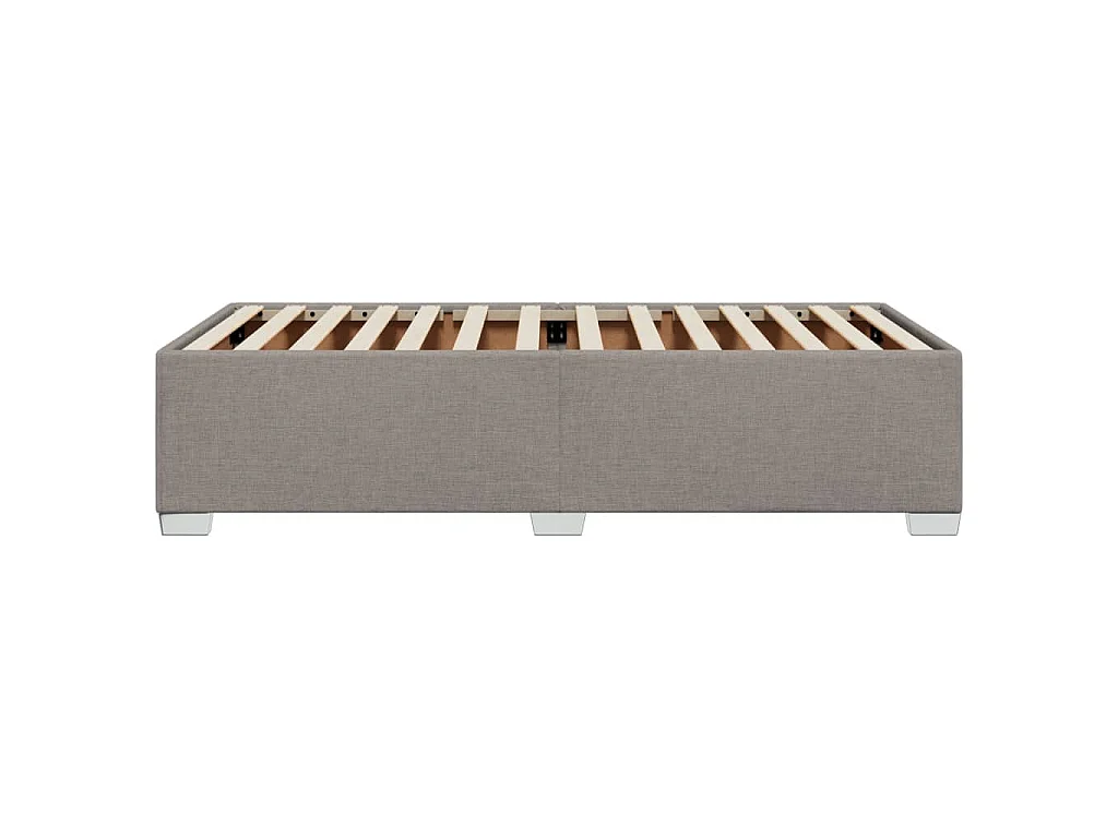 Bedframe zonder matras 80x200 cm stof taupe