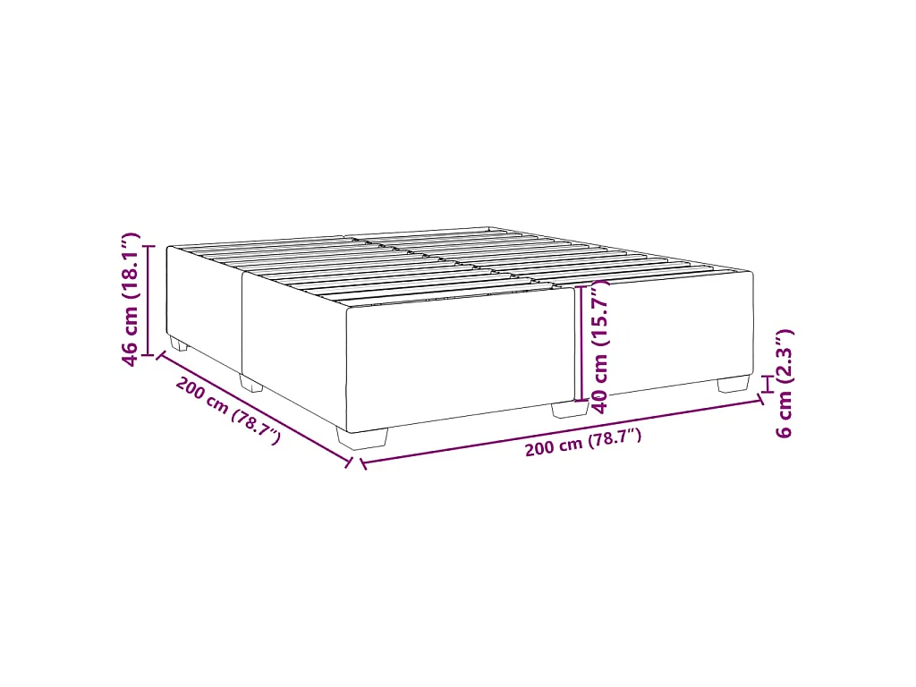 Giroletto Rosa 200x200 cm in Velluto