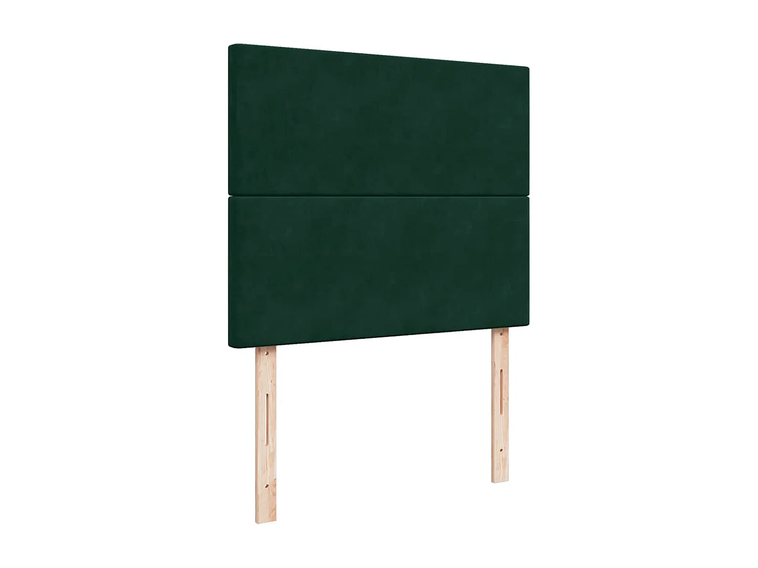Cama box spring con colchón terciopelo verde oscuro 120x200 cm