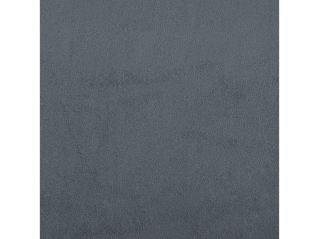 Giroletto senza Materasso Grigio Scuro 160x200 cm Velluto