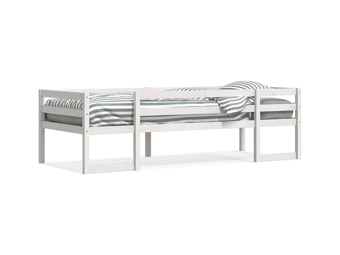 Cadre de lit pour enfants sans matelas 75x190 cm pin massif