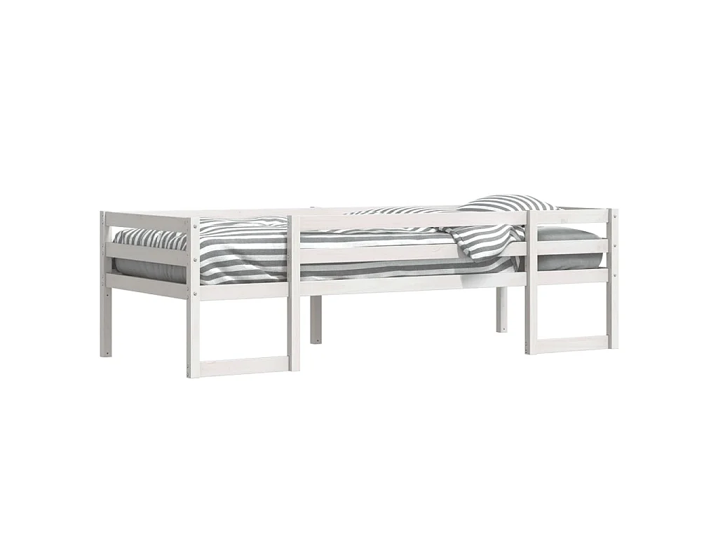 Cadre de lit pour enfants sans matelas 75x190 cm pin massif