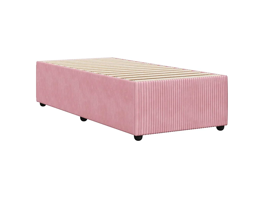 Bettgestell Rosa 90x200 cm Samt