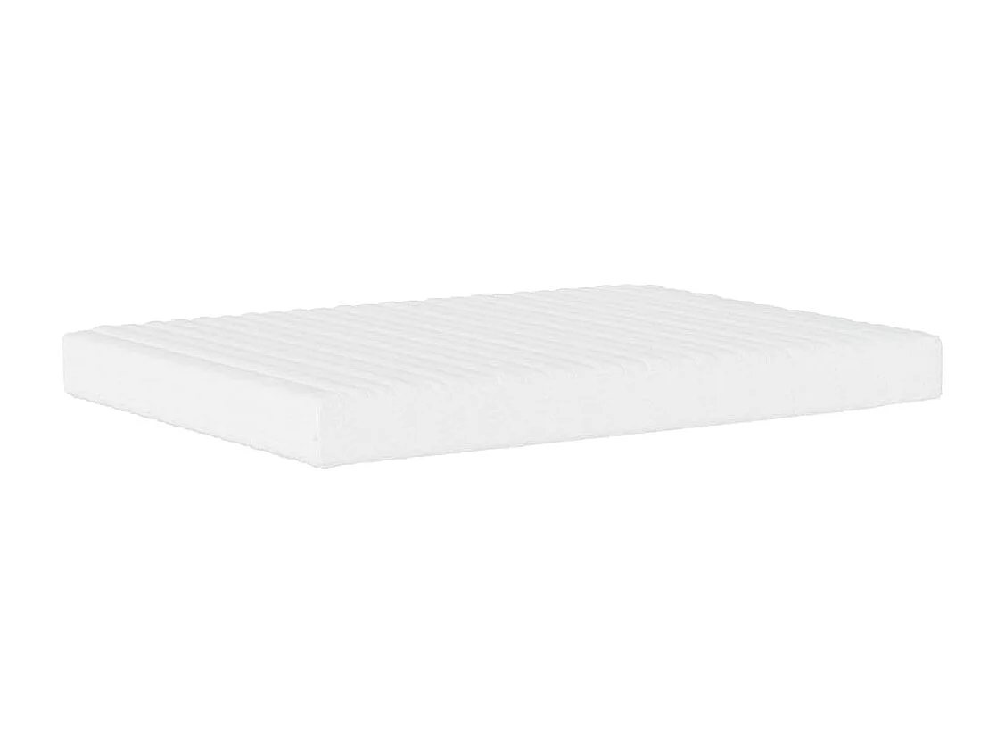 Bett "Viana" mit Matratze Grau 140x200 cm Kunstleder